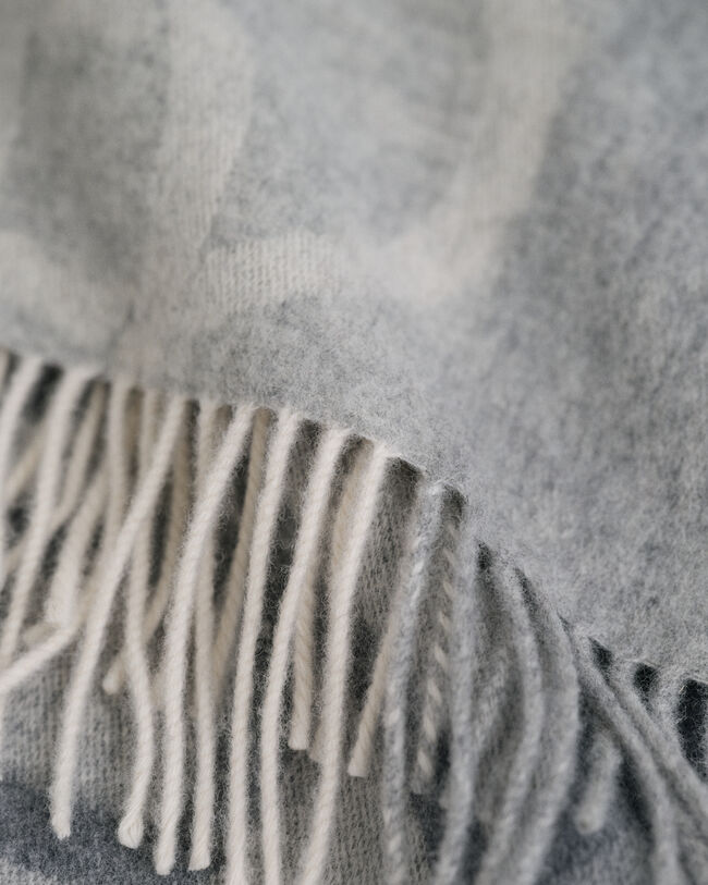 Bufanda de lana con diseño Monogram