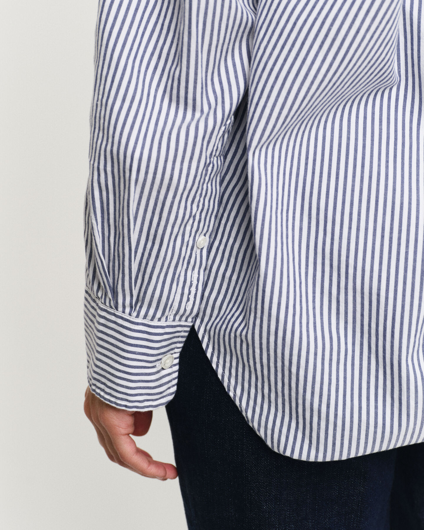 Camisa Oxford Relaxed Fit Luxury a rayas