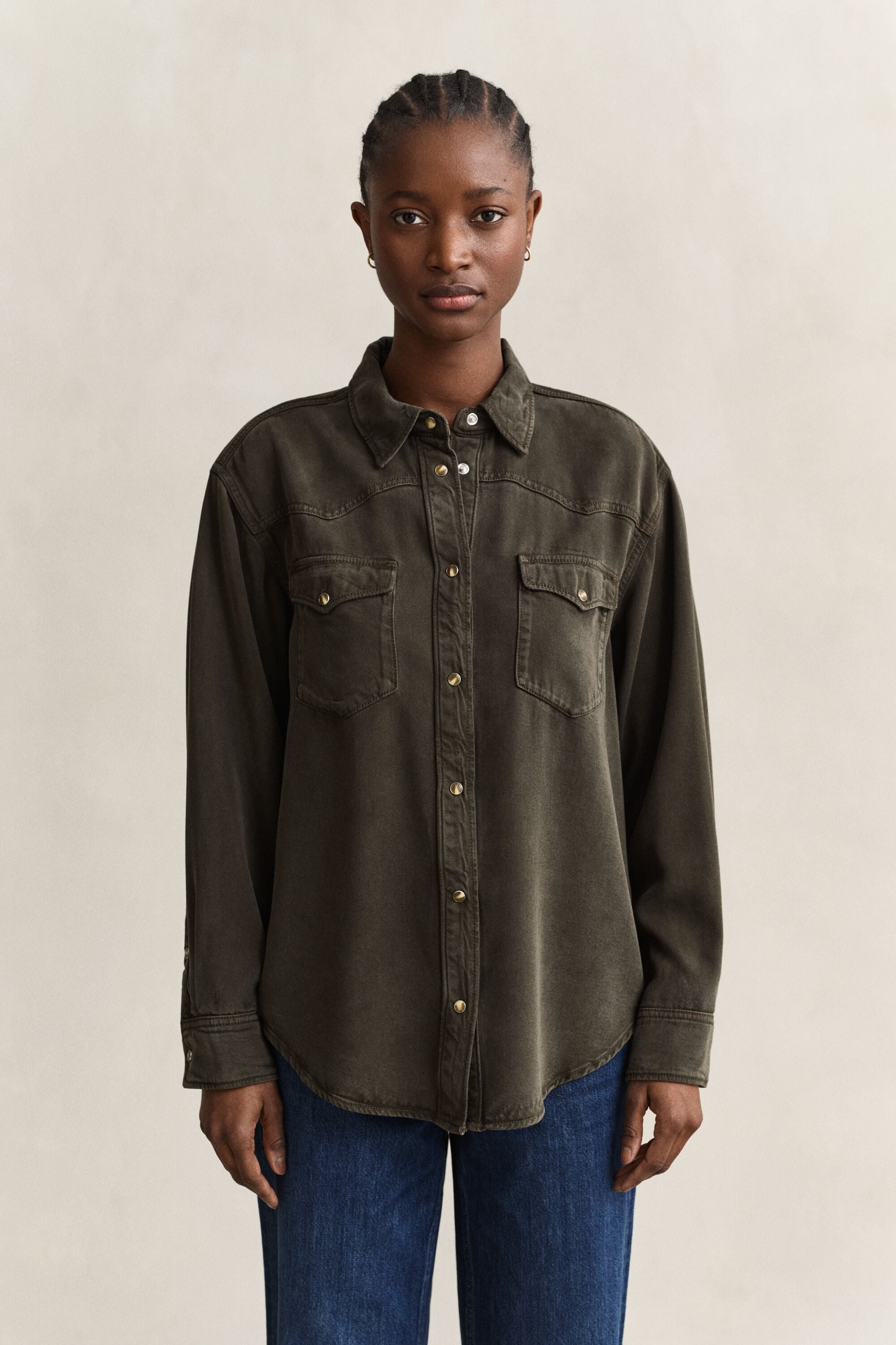 Camisa de sarga vaquera Ranger