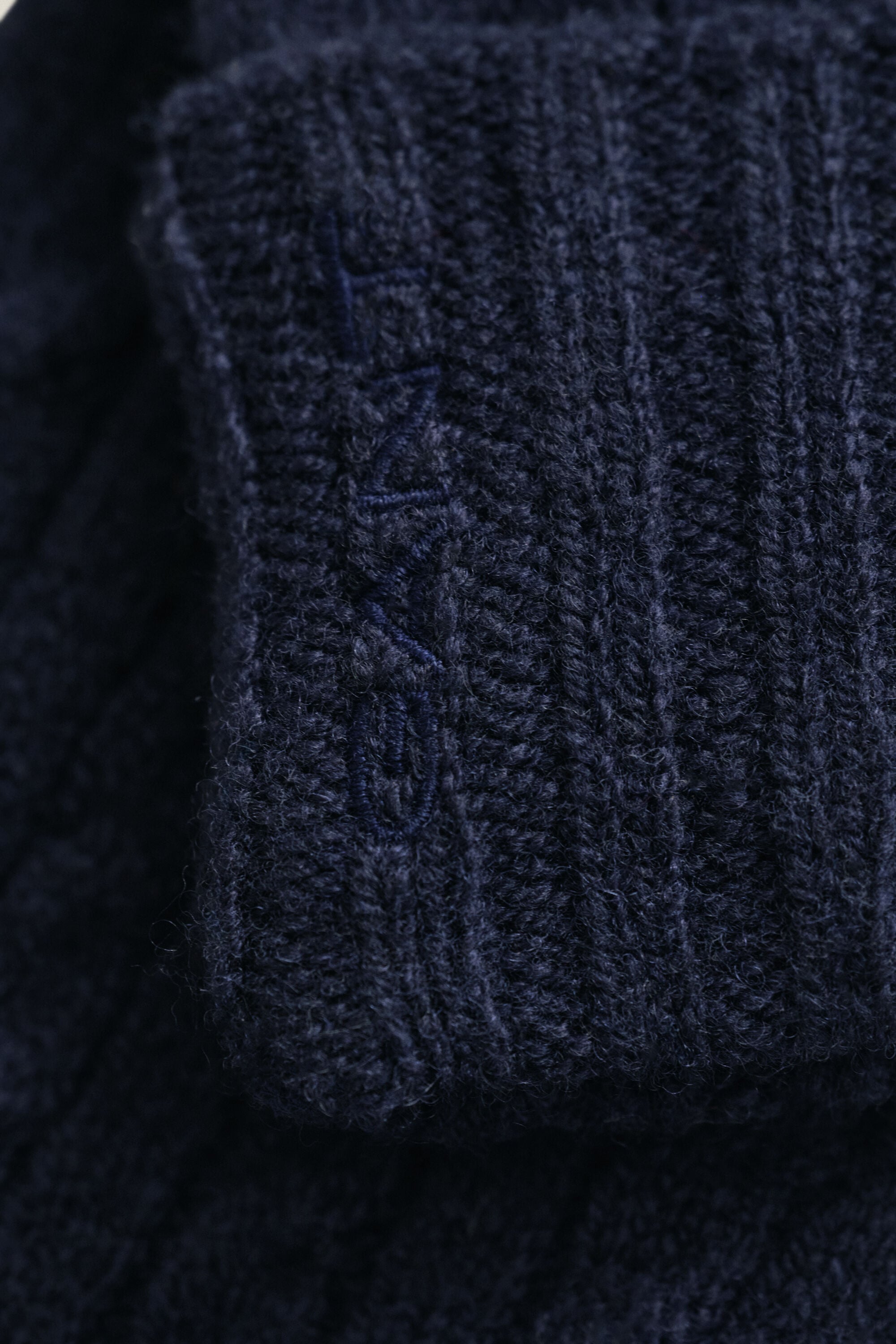 Guantes de punto de ochos de lana