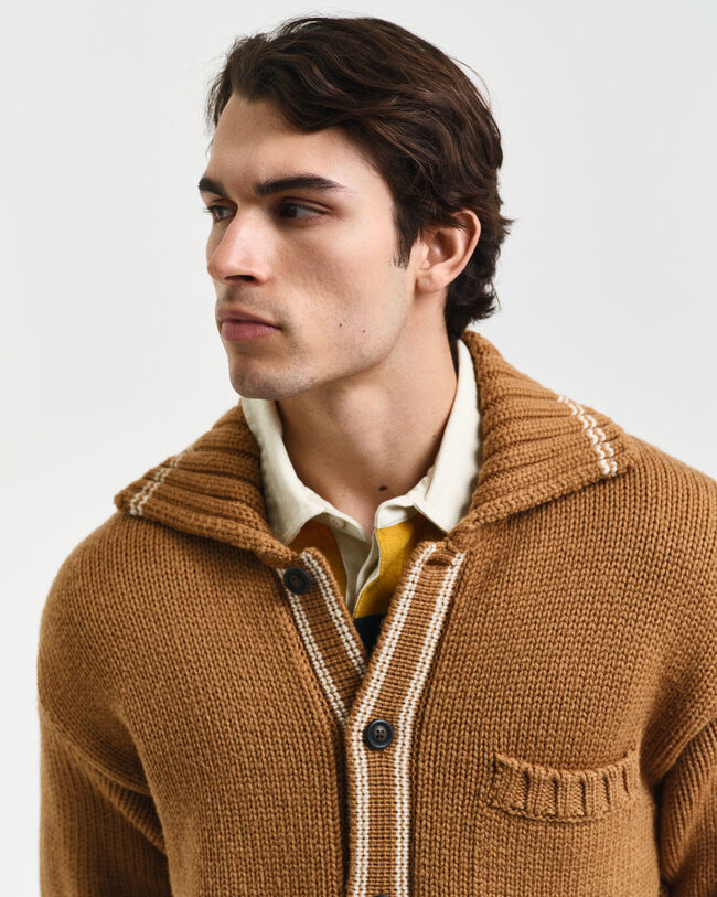 Cárdigan de lana con botones