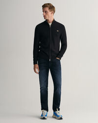 Cárdigan de algodón Textured