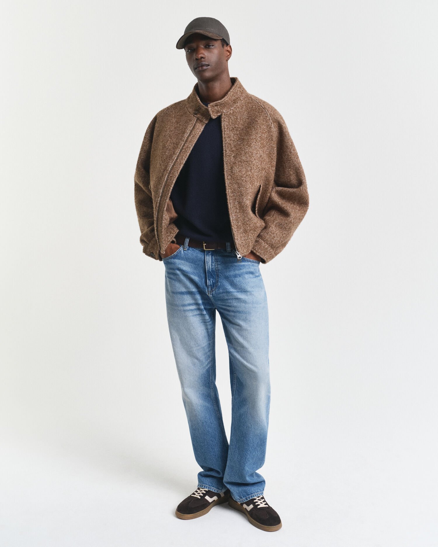 Jersey de cuello redondo en lana de oveja muy fina