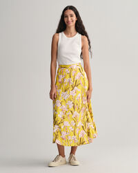 Falda cruzada con estampado Iris