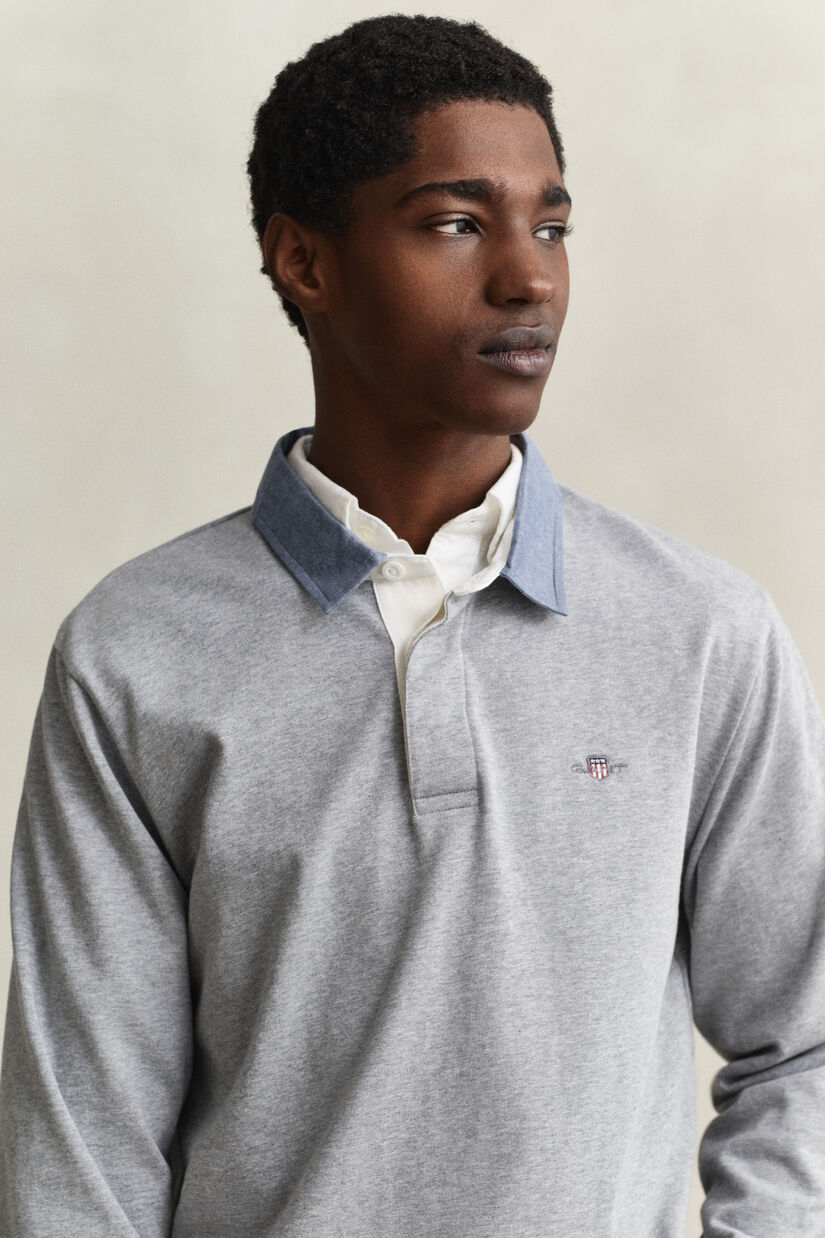 Heavy Rugger con cuello de cambray