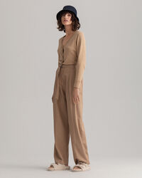 Pantalones chinos de pinzas y talle alto Fluid