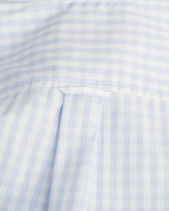 Camisa Regular Fit de popelina a cuadros Vichy