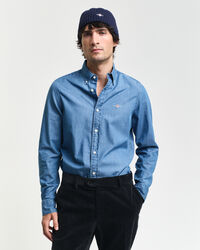 Camisa Slim Fit añil