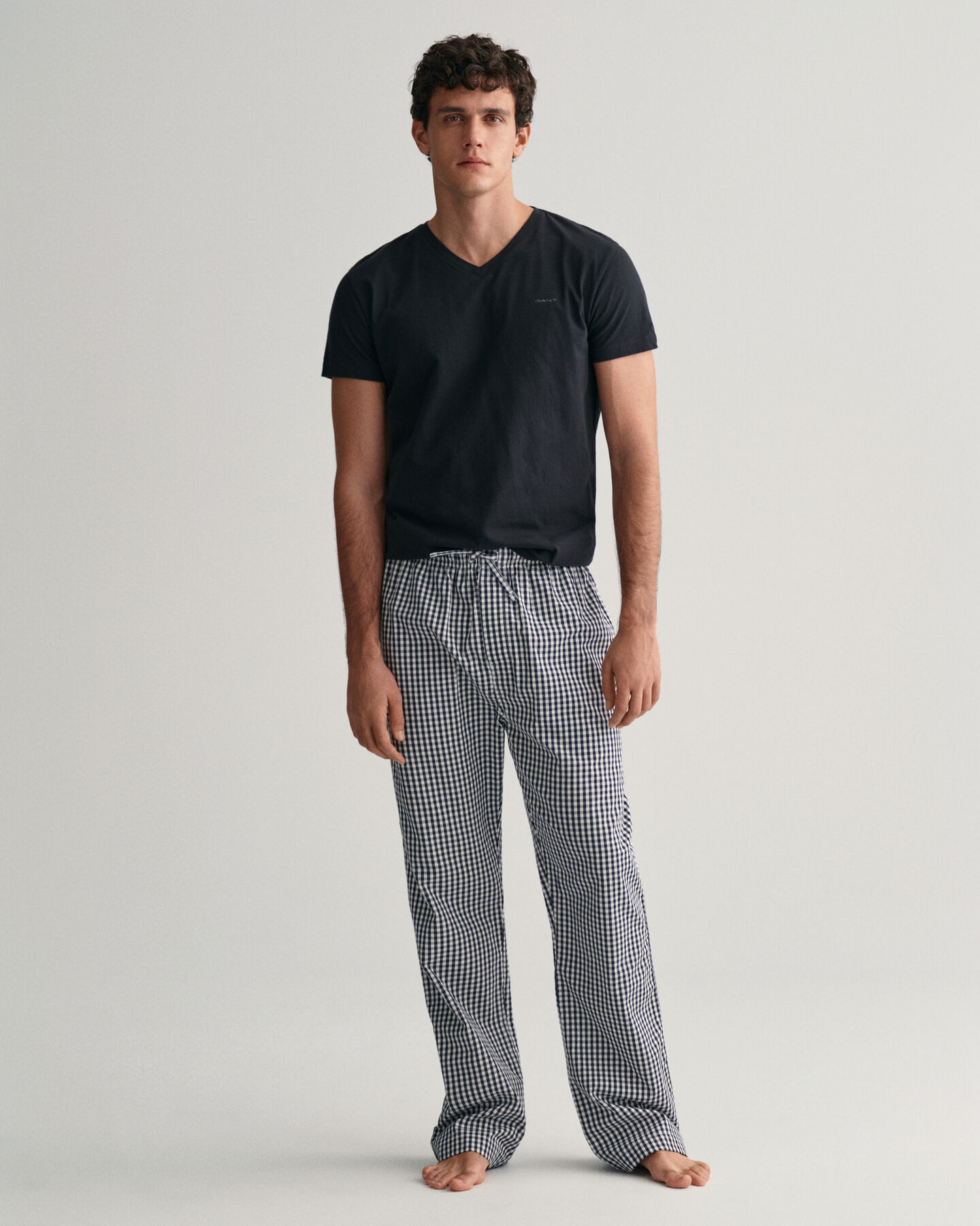 Pantalones de pijama de cuadros Vichy