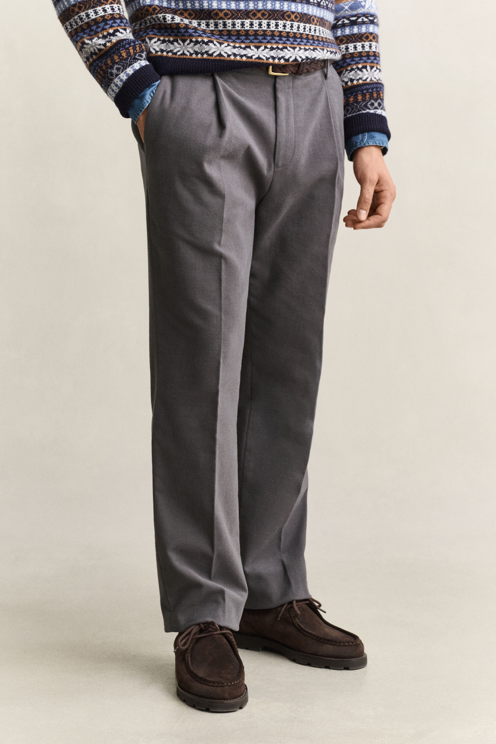 Pantalones de traje de molesquín