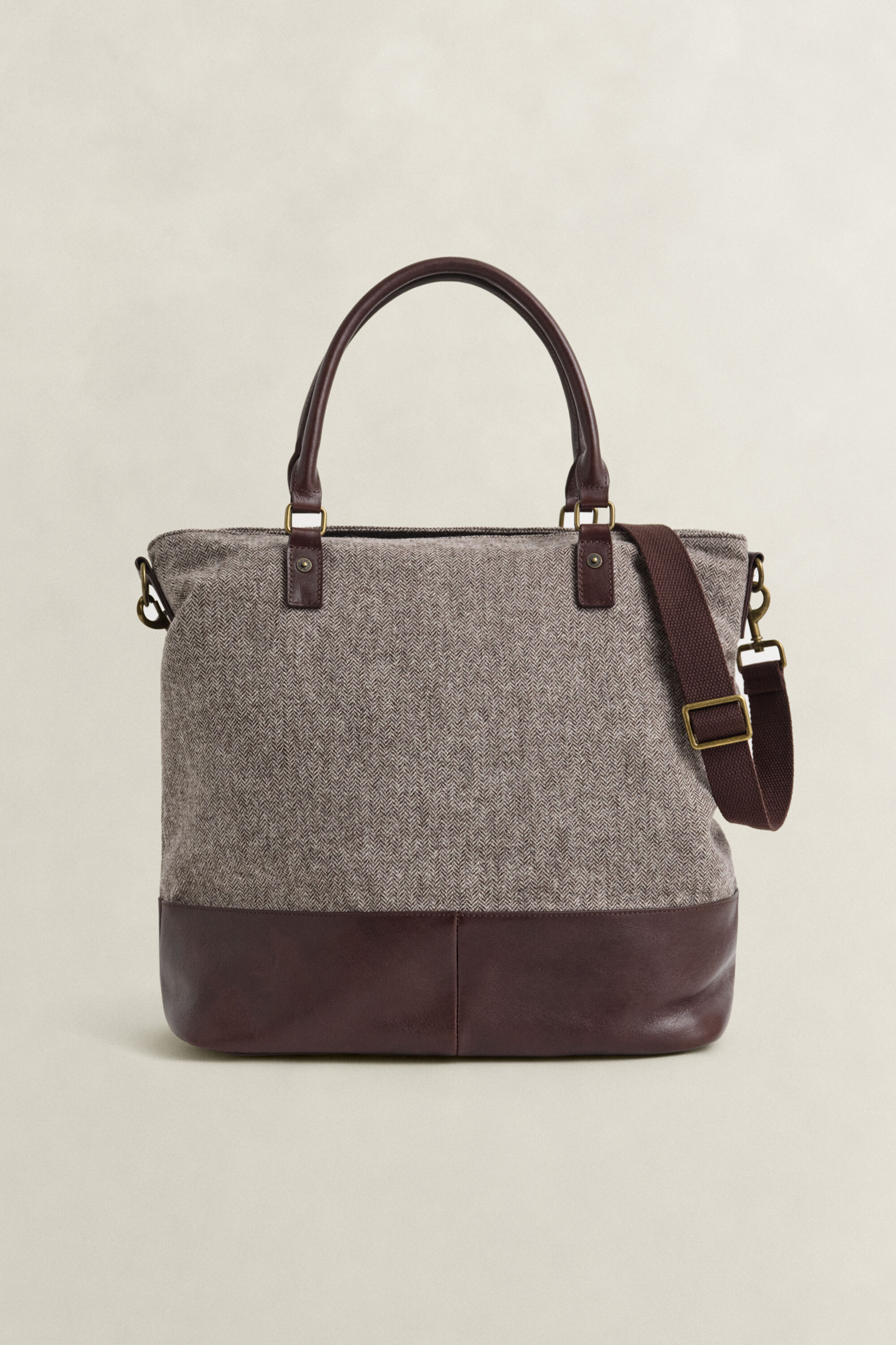 Bolso tote de lana