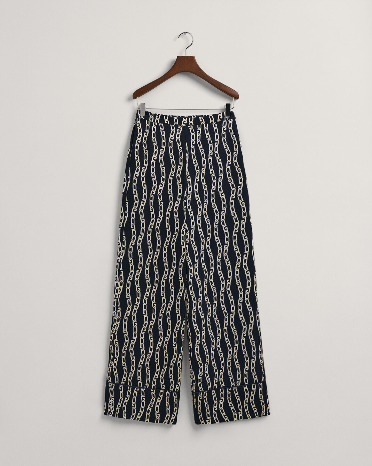 Pantalones con pernera ancha Chain Print