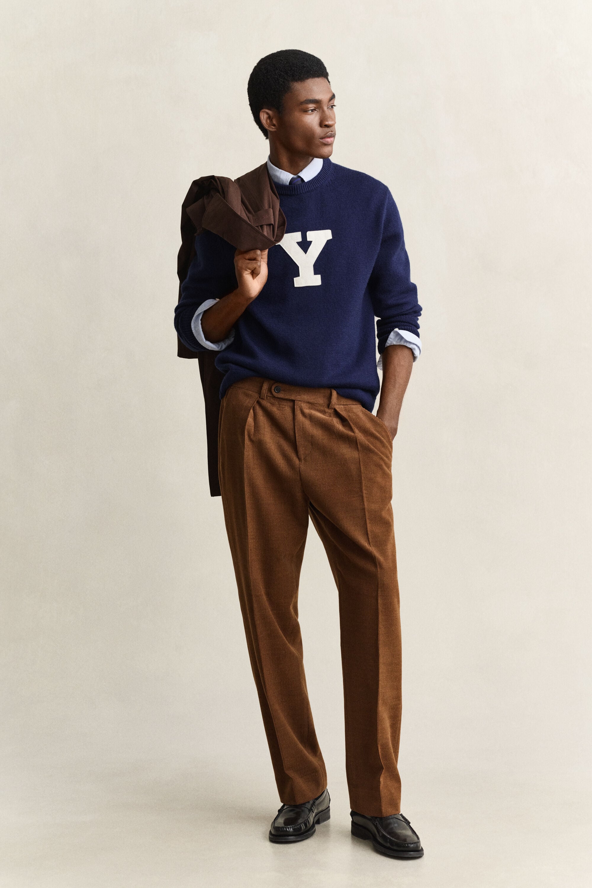 Jersey de lana merino Gant x Yale
