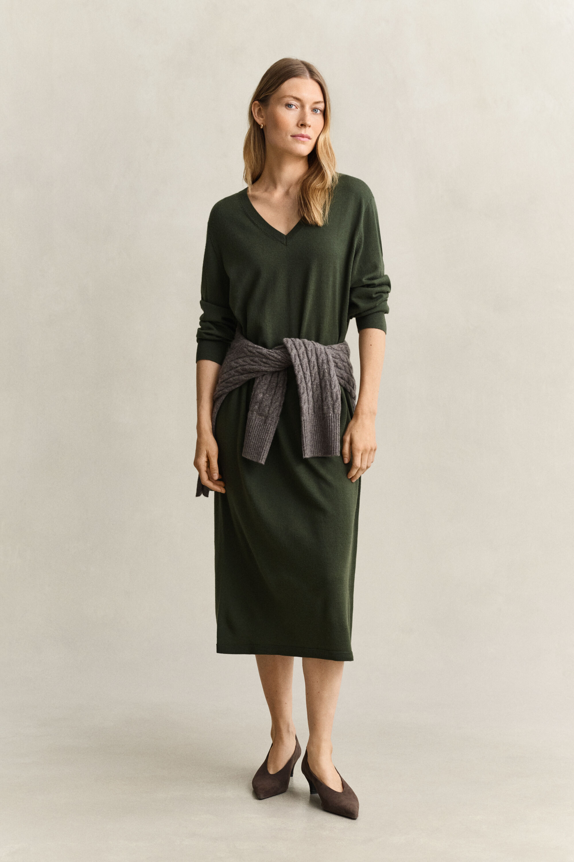 Vestido de lana merino extrafina