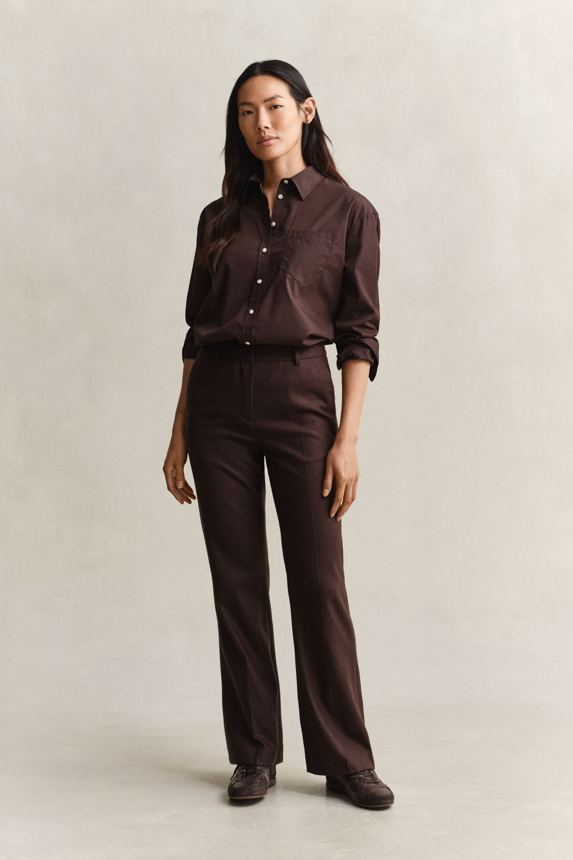 Camisa Relaxed Fit clásica de popelina