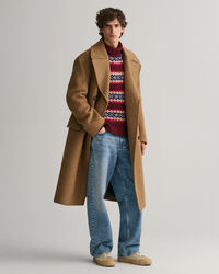 Jersey de cuello alzado Funnel Fair Isle