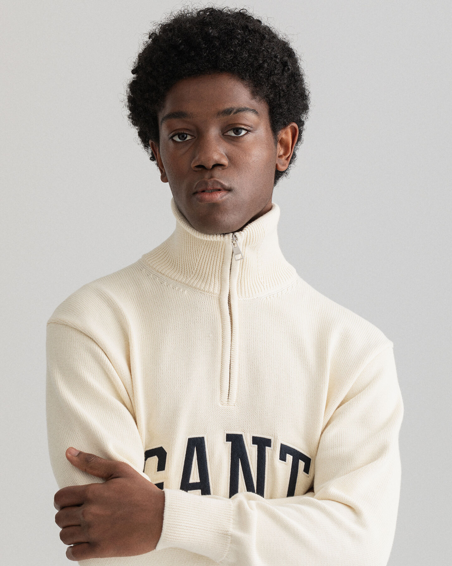 Jersey con media cremallera Retro Shield