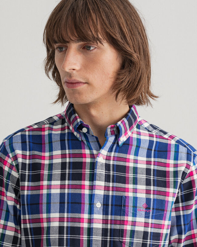 Camisa Oxford Regular Fit a cuadros