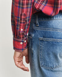 Camisa Relaxed Fit a cuadros de tela escocesa