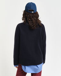 Jersey de cachemir con cuello de cisne