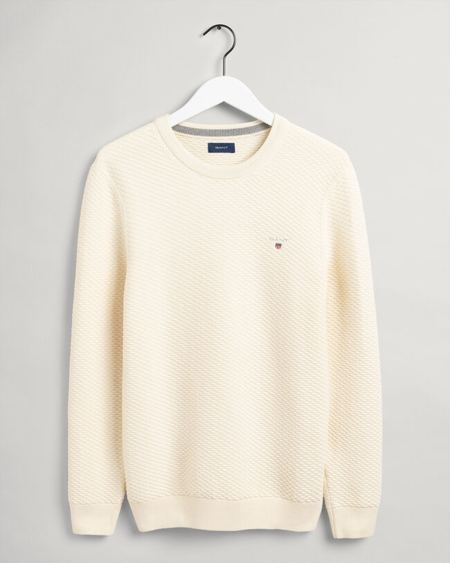 Jersey de cuello redondo Triangle Texture