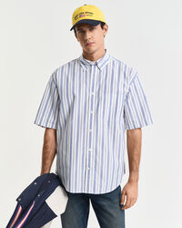 Camisa Relaxed Fit Heritage Poplin de manga corta