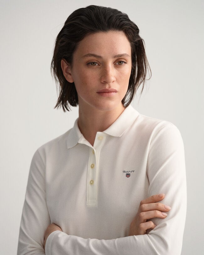 Polo de piqué de manga larga Original