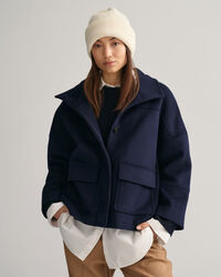 Gorro de lana acanalado