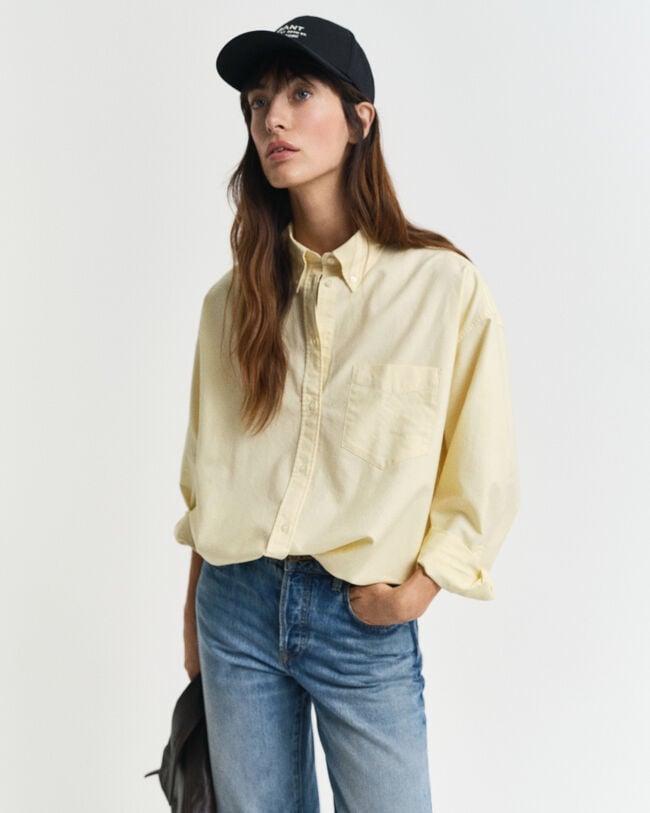 Camisa Oxford Oversized Fit