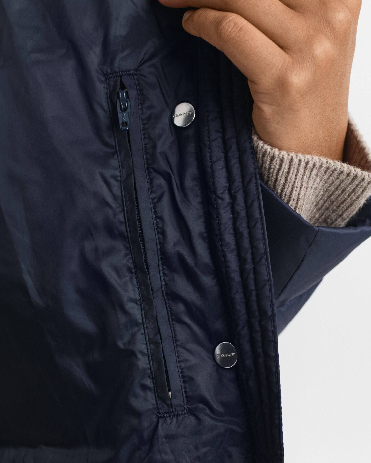 Abrigo de plumón ligero