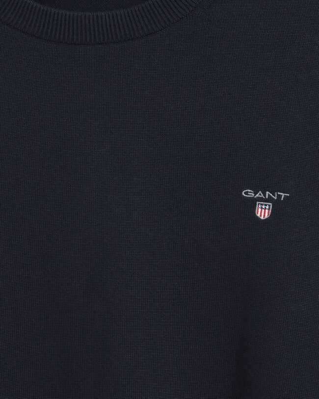 Jersey de cuello redondo de algodón Classic