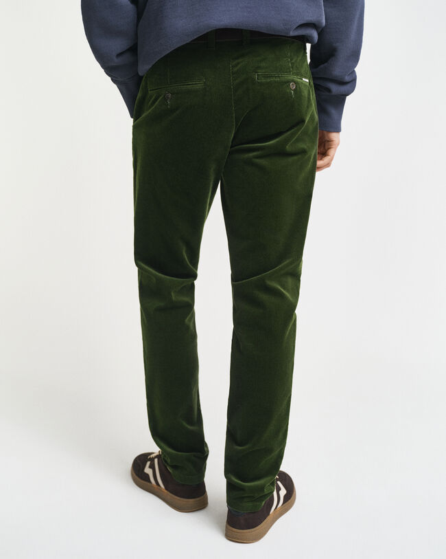 Pantalones chinos Slim Fit de pana