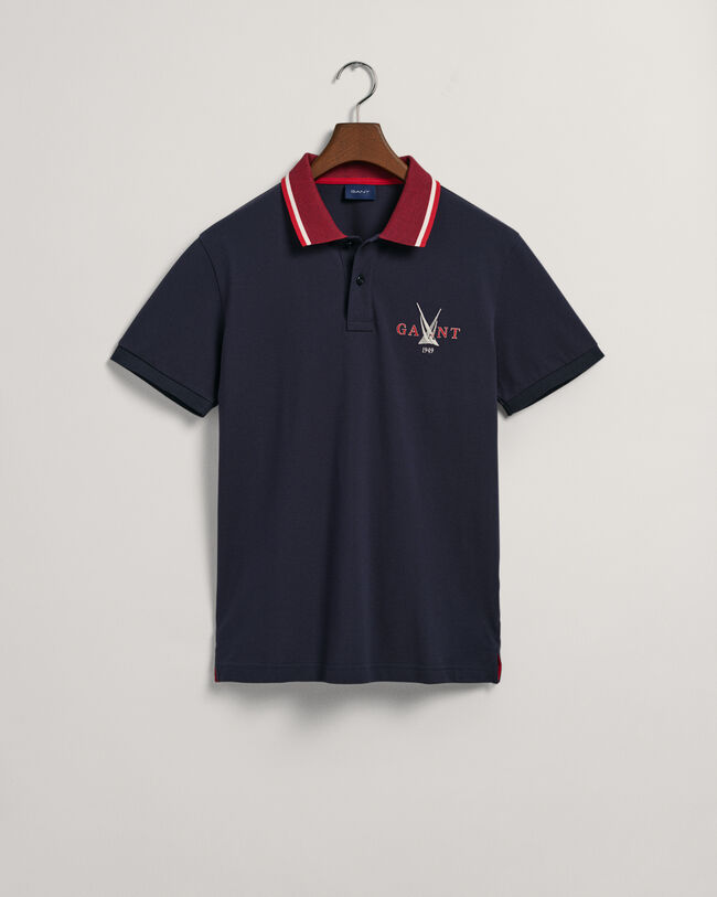 Polo de piqu&eacute; Sail Graphic