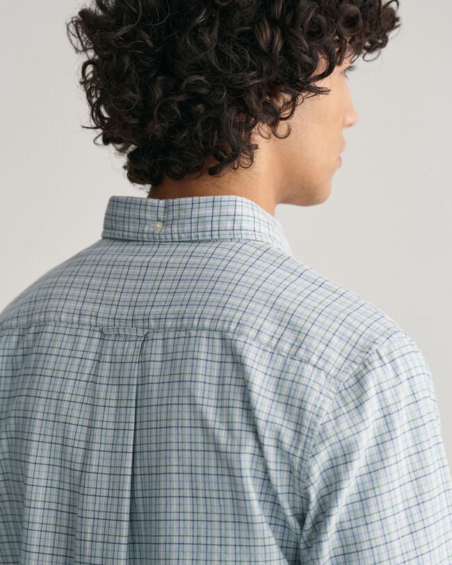 Camisa Oxford Regular Fit Archive Tattersall
