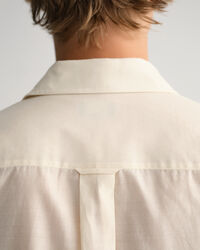 Camisa Relaxed Fit de seda y algod&oacute;n