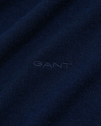 Jersey de cuello redondo en lana merino extrafina