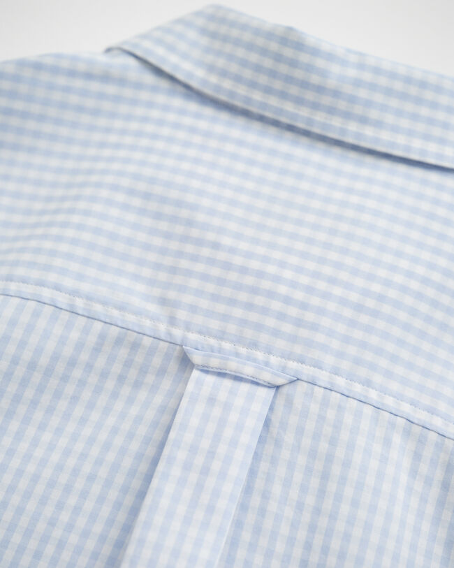 Camisa Regular Fit de popelina a cuadros Vichy