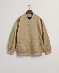 Cazadora bomber satinada