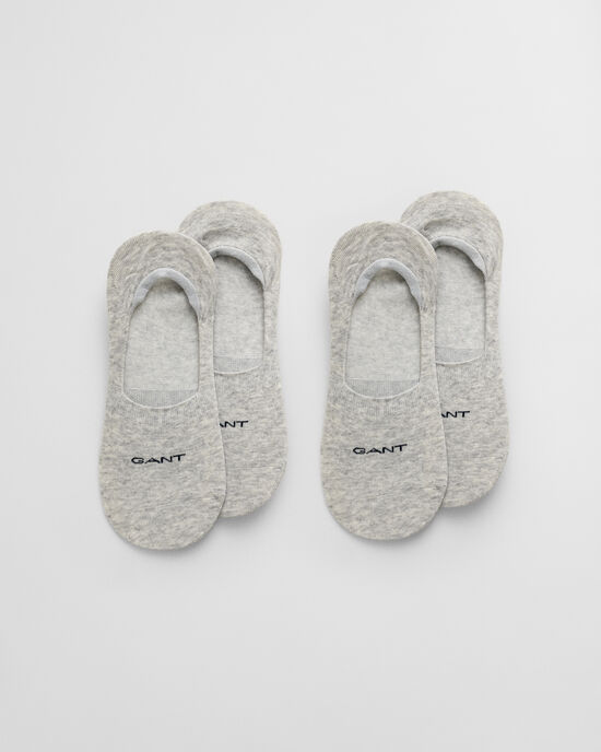 Paquete de dos pares de calcetines invisibles