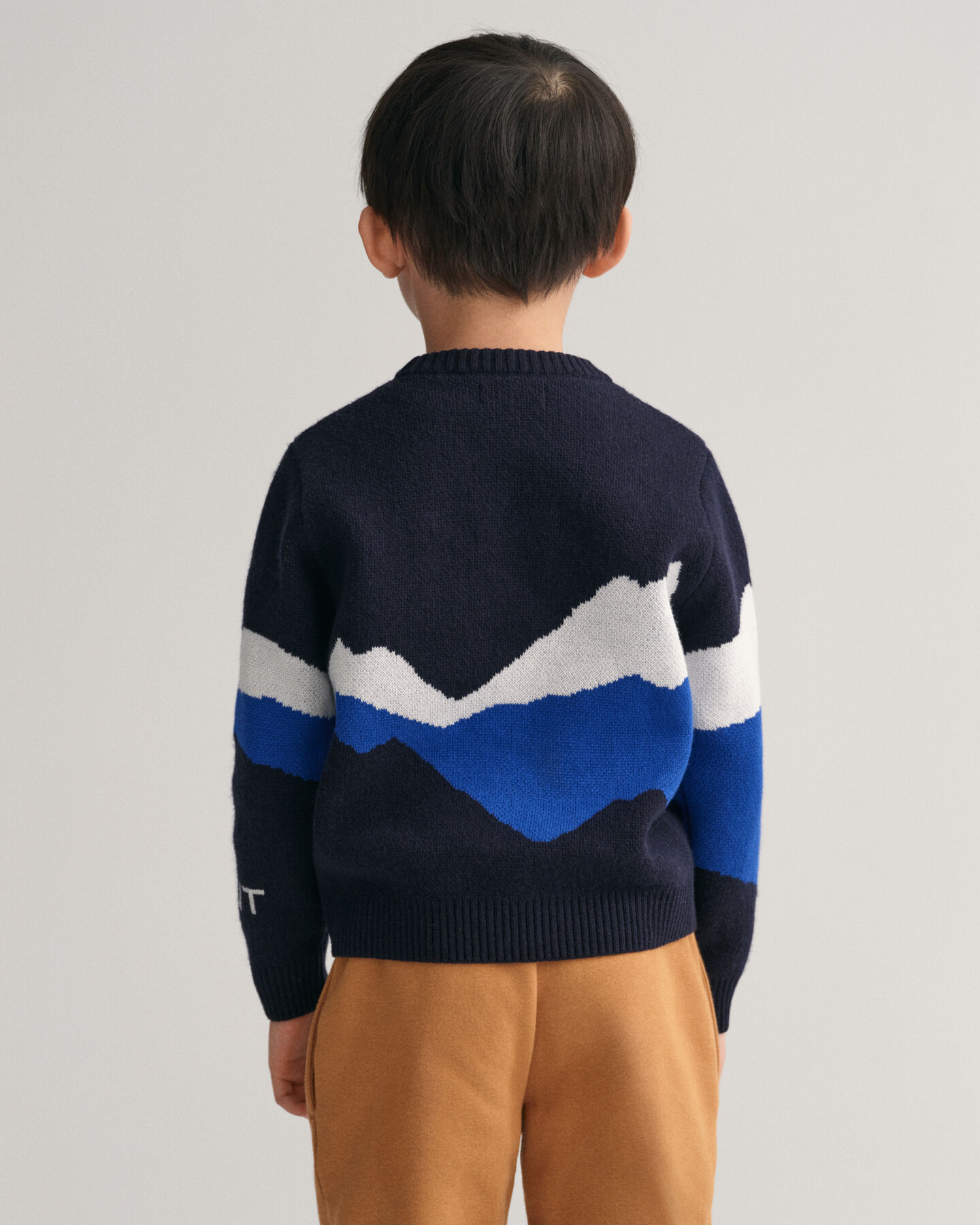 Jersey de cuello redondo en jacquard Alpine Kids