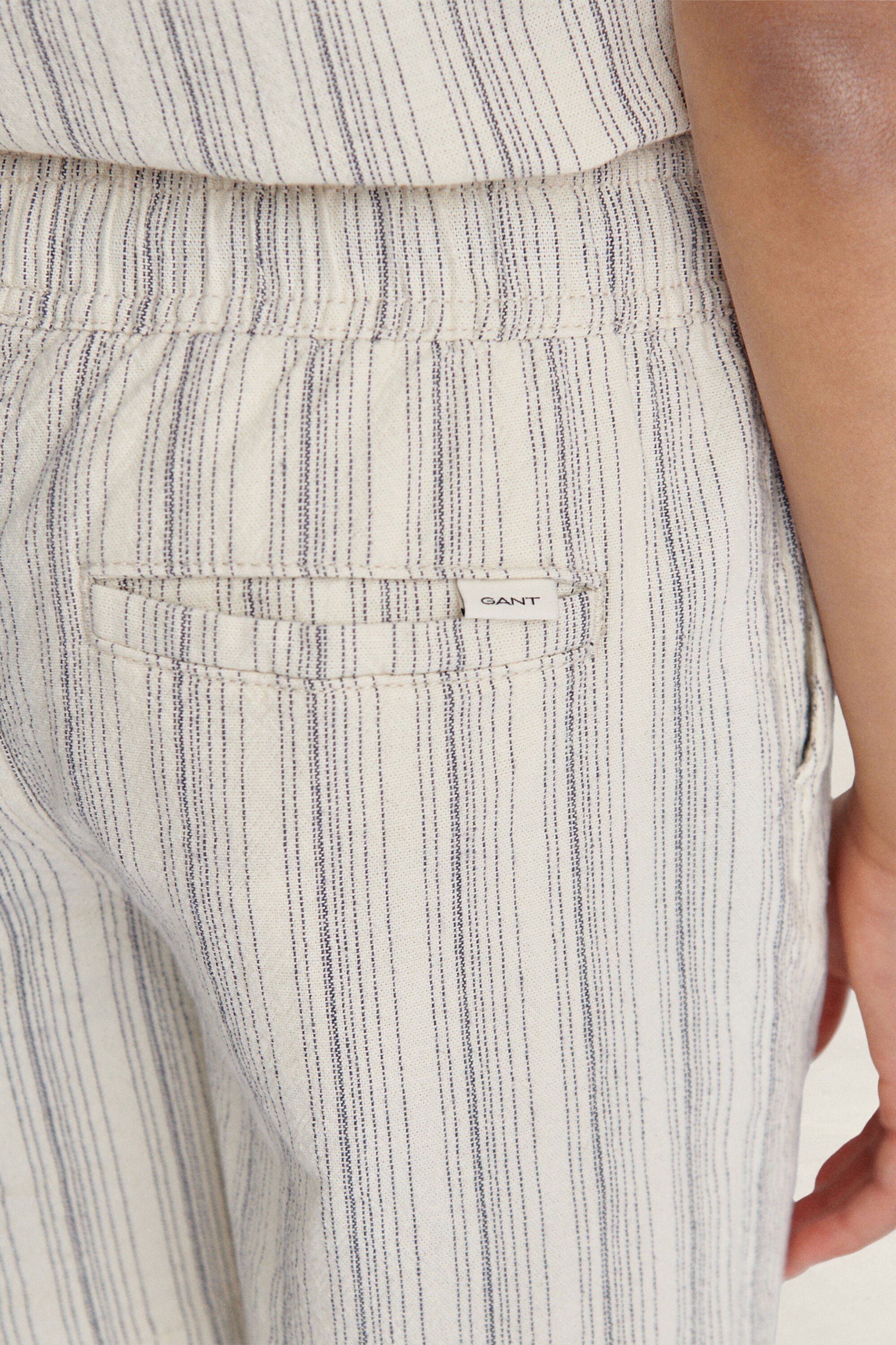 Pantalones cortos de mezcla de lino Teen Boys