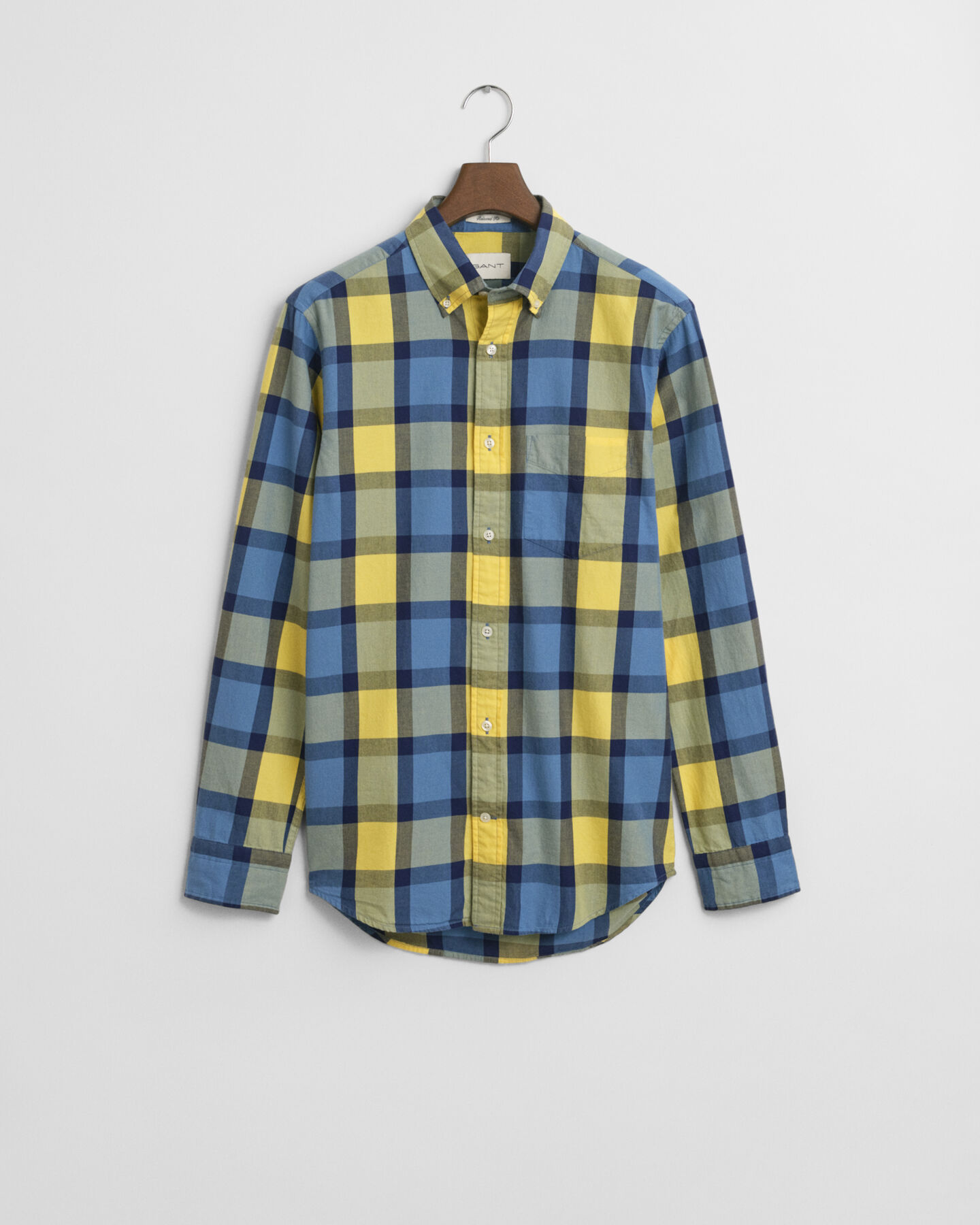 Camisa Relaxed Fit de sarga a cuadros