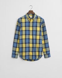 Camisa Relaxed Fit de sarga a cuadros