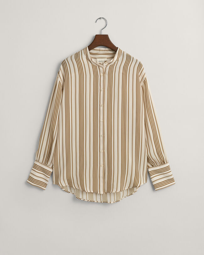 Camisa Relaxed Fit a rayas