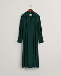 Vestido Slim Fit con pu&ntilde;os anchos