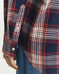 Camisa Relaxed Fit de franela a cuadros