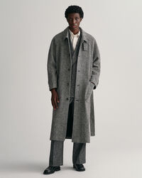 Abrigo de lana Balmacaan