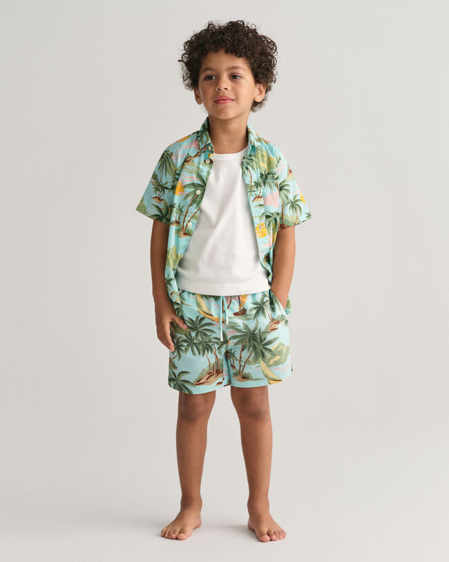 Ba&ntilde;ador Hawaiian Print Boys