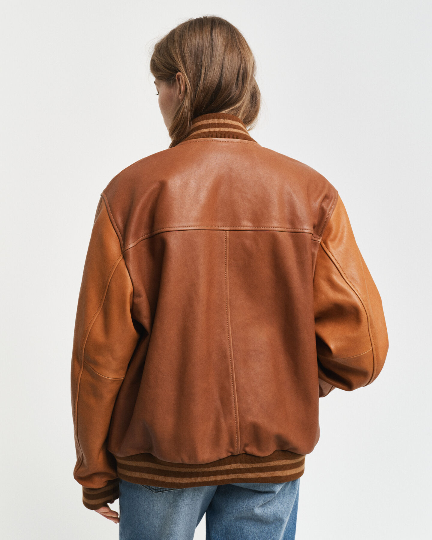 GANT Varsity Jacket de piel