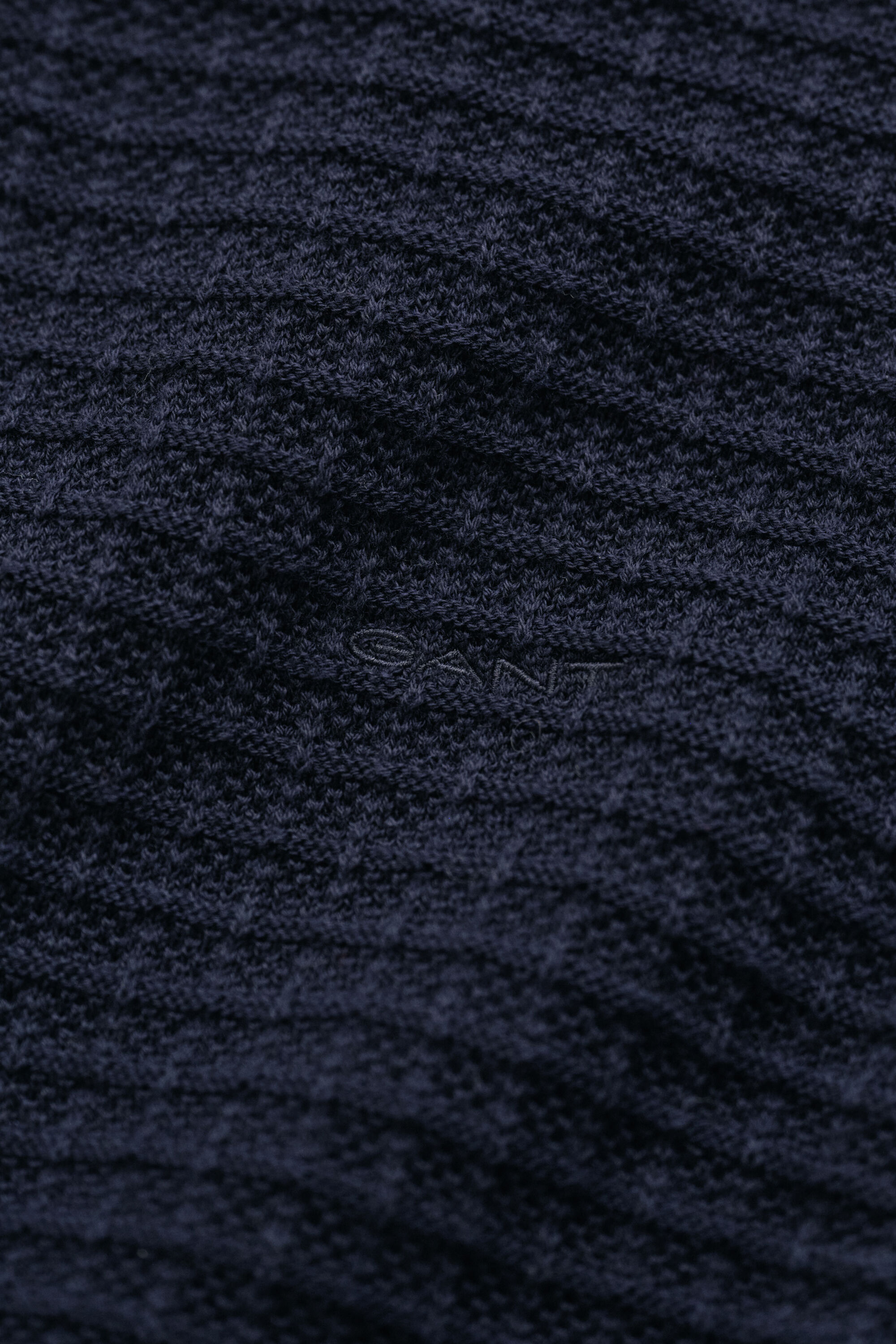 Jersey con media cremallera y textura